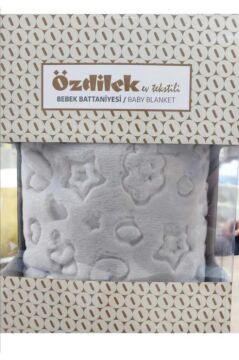 Özdilek Embos Bebek Battaniyesi 100 x 120 A.GRİ