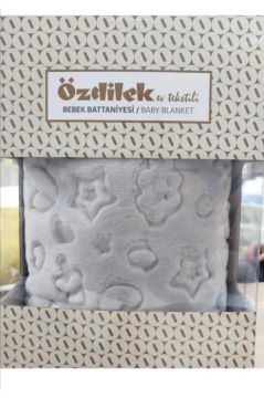 Özdilek Embos Bebek Battaniyesi 100 x 120 A.GRİ