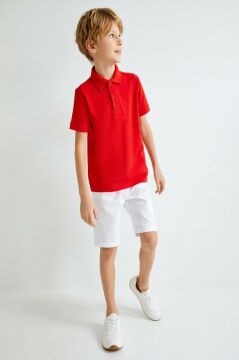 Koton Erkek Çocuk Basic Polo Yaka Tişört Kısa Kollu Pamuklu