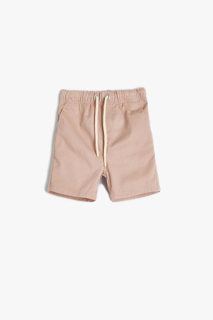 Koton Erkek Bebek Basic Şort Beli Bağlamalı Pamuklu