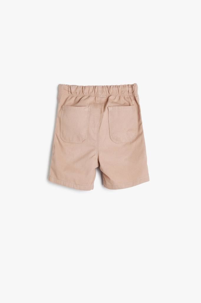 Koton Erkek Bebek Basic Şort Beli Bağlamalı Pamuklu