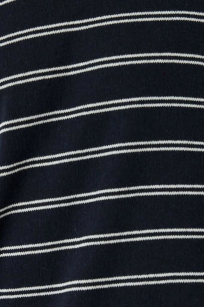 Koton Bisiklet Yaka Regular Fit Tok Kumaş Kısa Kollu Çizgili Tişört
