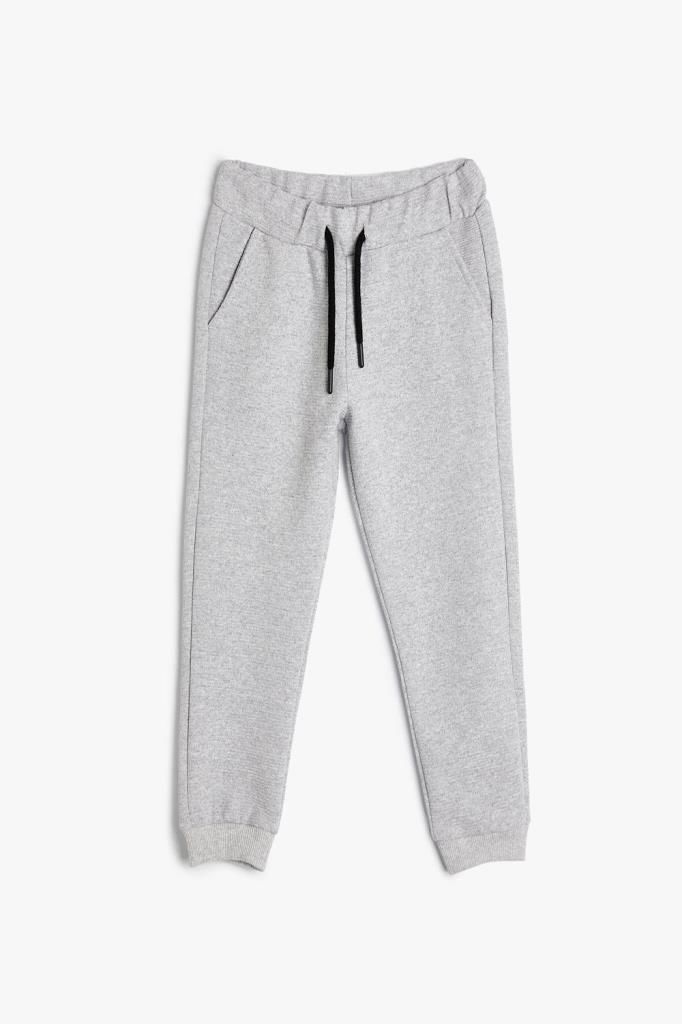 Koton Erkek Çocuk Basic Jogger Eşofman Altı Beli Bağlamalı Cepli