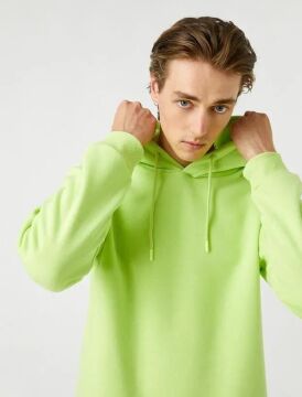 Koton Erkek Basic Kapşonlu Sweatshirt