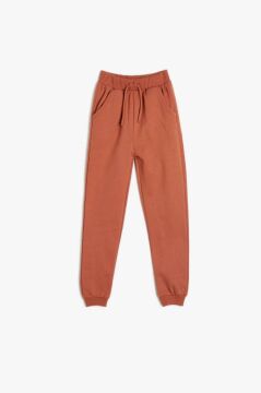 Koton Erkek Bebek Basic Jogger Eşofman Altı Cepli Beli Bağlamalı Şardonlu Pamuklu