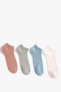 Koton Kadın 4'lü Patik Çorap Seti Çok Renkli
