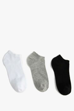 Koton Kadın Basic 3'lü Patik Çorap Seti