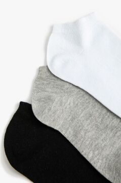 Koton Kadın Basic 3'lü Patik Çorap Seti