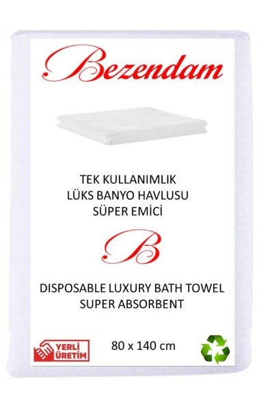 Bezendam Tek Kullanımlık Banyo Havlusu Ekstra Emici  Kullan At Banyo Havlusu