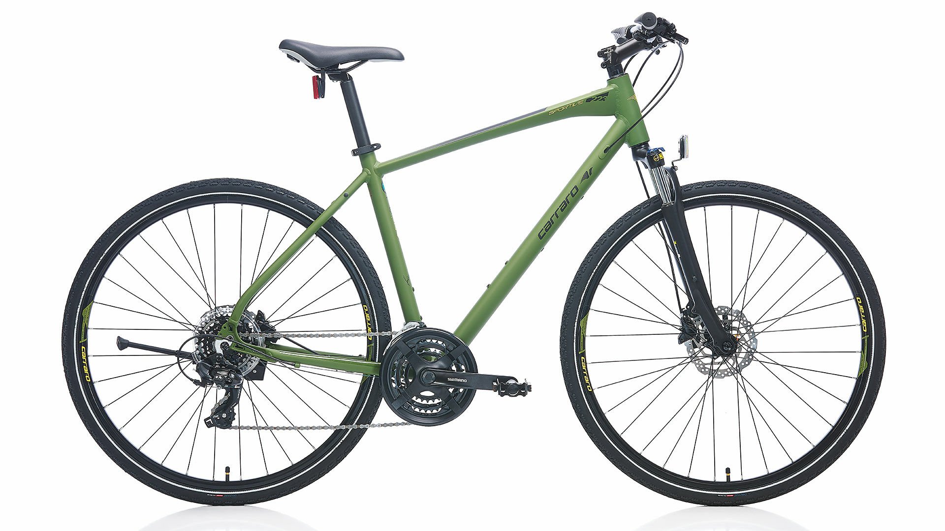 CARRARO SPORTIVE 223 28'' 21-V HD M.HAKİ YEŞİL-SİYAH-SARI-51Cm