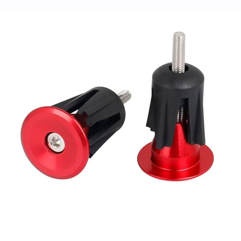 Impact HD-11 Endplug Vidalı Anodized Alüminyum Gidon Tıpası Kırmızı