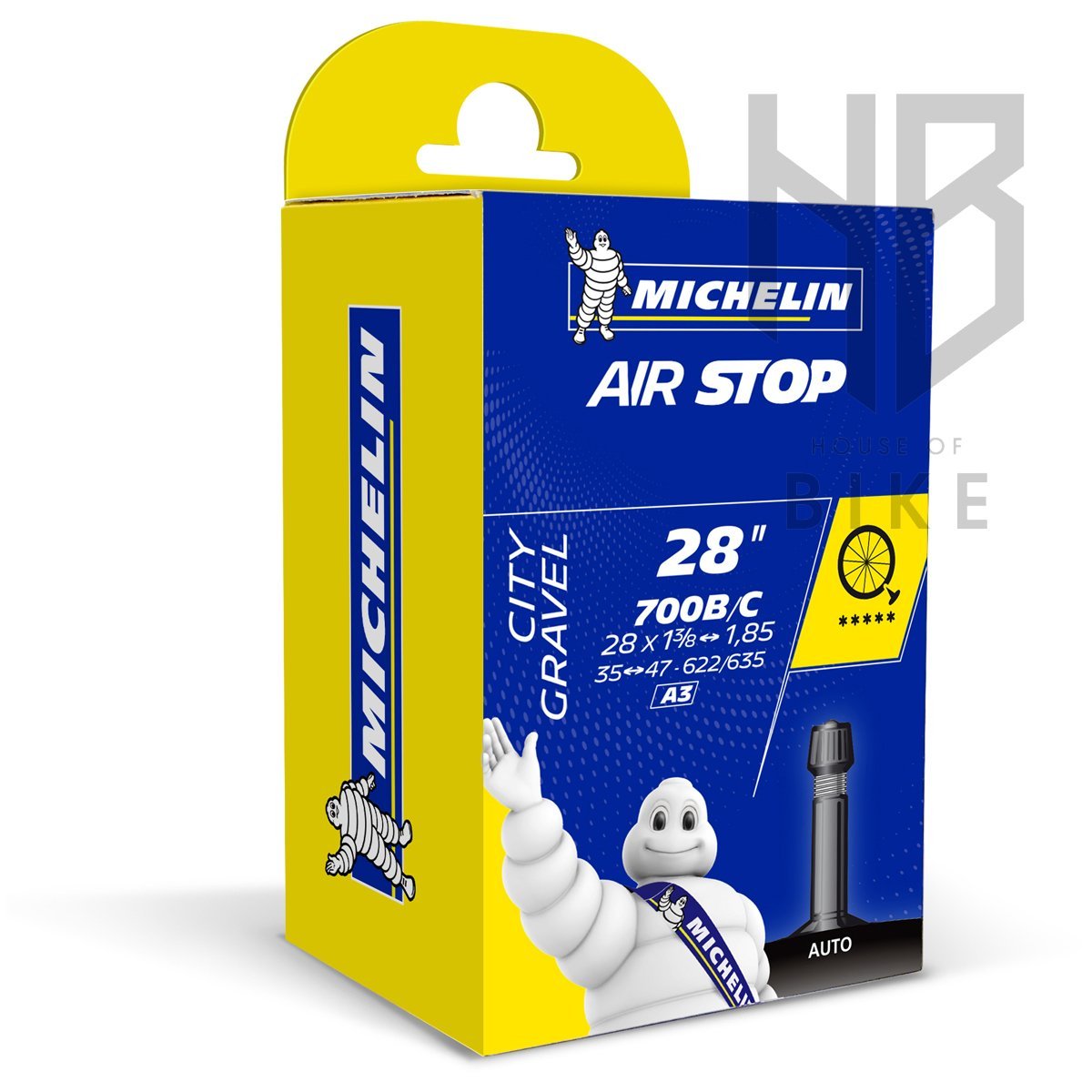 Michelin İç Lastik AirStop A3 168g 28x1 3/8-1,85 Standart 34mm