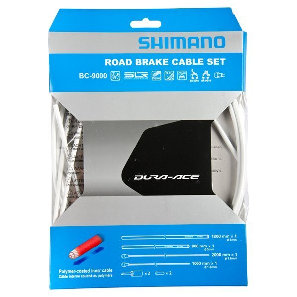 Shimano Fren Kablo Set Dura-Ace BC-9000 Polymer Kaplama Beyaz