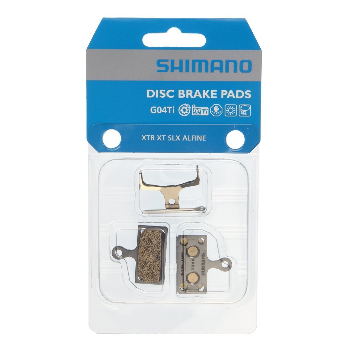 Shimano Disk Fren Balatası ( papuç ) Resin G02A Yay/Pim dahil
