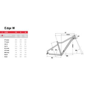 Lapierre CRP Edge 2.7 21 Vites HD Kadın Dağ Bisikleti - 40 Cm