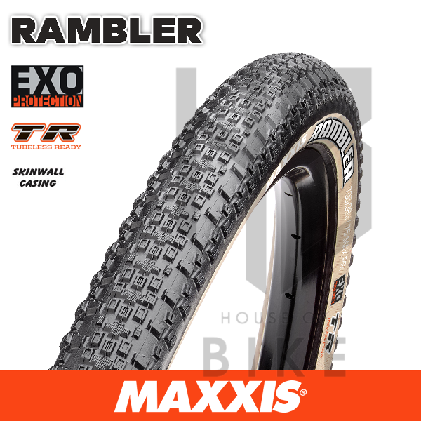 Maxxis Rambler Gravel Lastiği Exo, Dual, Folding, Tubeless