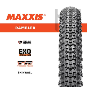 Maxxis Rambler Gravel Lastiği Exo, Dual, Folding, Tubeless