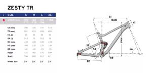 Lapierre Zesty TR 5.9 - 12 Vites - HD - Mat Gri - 43 Cm