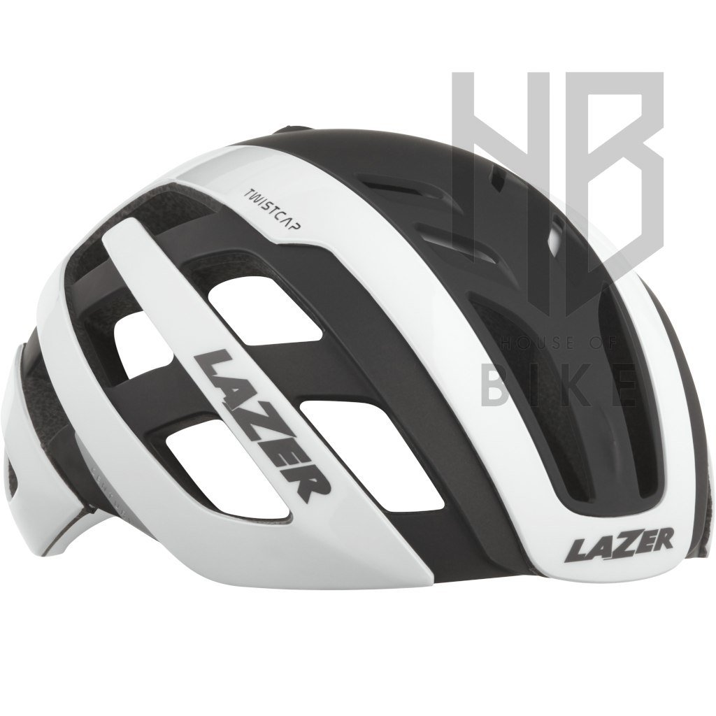 Lazer Kask Century CE Kask +Led Beyaz Siyah Large