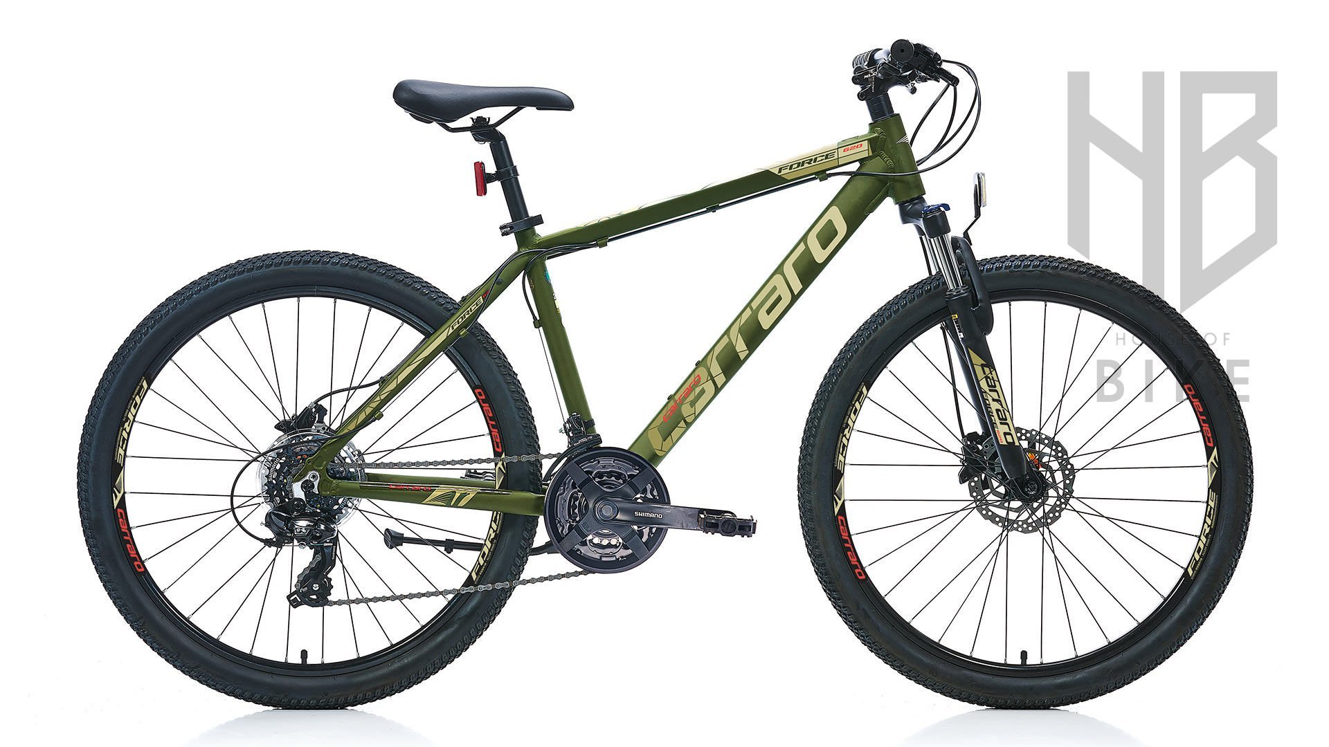 CARRARO FORCE 620 26'' 21-V HD Mat Siyah - Turuncu - 43 Cm