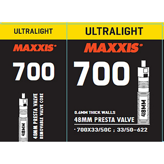 MAXXIS İç Lastik Ultralight 700x33/50 FV İnce Sibop 48mm