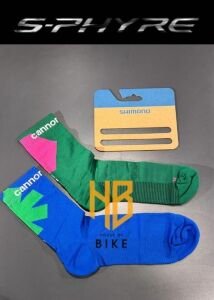 Shimano S-Phyre Cannondale Çorap Mavi-Yeşil