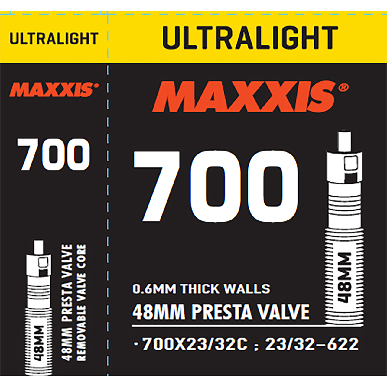 Maxxis İç Lastik Ultralight 700x23/32C Presta 48mm