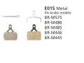 Shimano Disk Fren Balatası Resin E01S