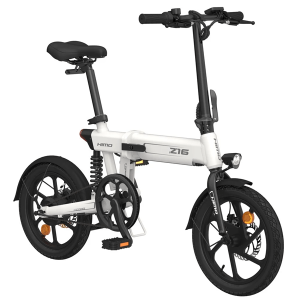 HIMO Z16 Katlanır Elektrikli Bisiklet Beyaz