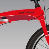 CARRARO FLEXI 106 20'' 6-V VB Krom-Kırmızı-Siyah-Beyaz