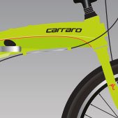 CARRARO FLEXI 106 20'' 6-V VB Krom-Kırmızı-Siyah-Beyaz