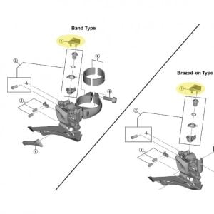 Shimano Bağlantı kapağı FD-R9100