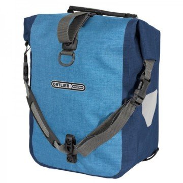 Ortlieb F6203 - Sport-Roller Plus Ön Bisiklet Çantası 25L Kot Çelik Mavi