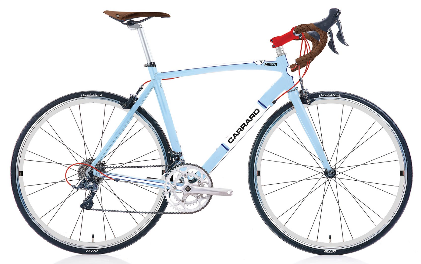 Carraro 28'' Miglia Yol/Yarış Bisikleti 16 Vites Açık Mavi-Beyaz