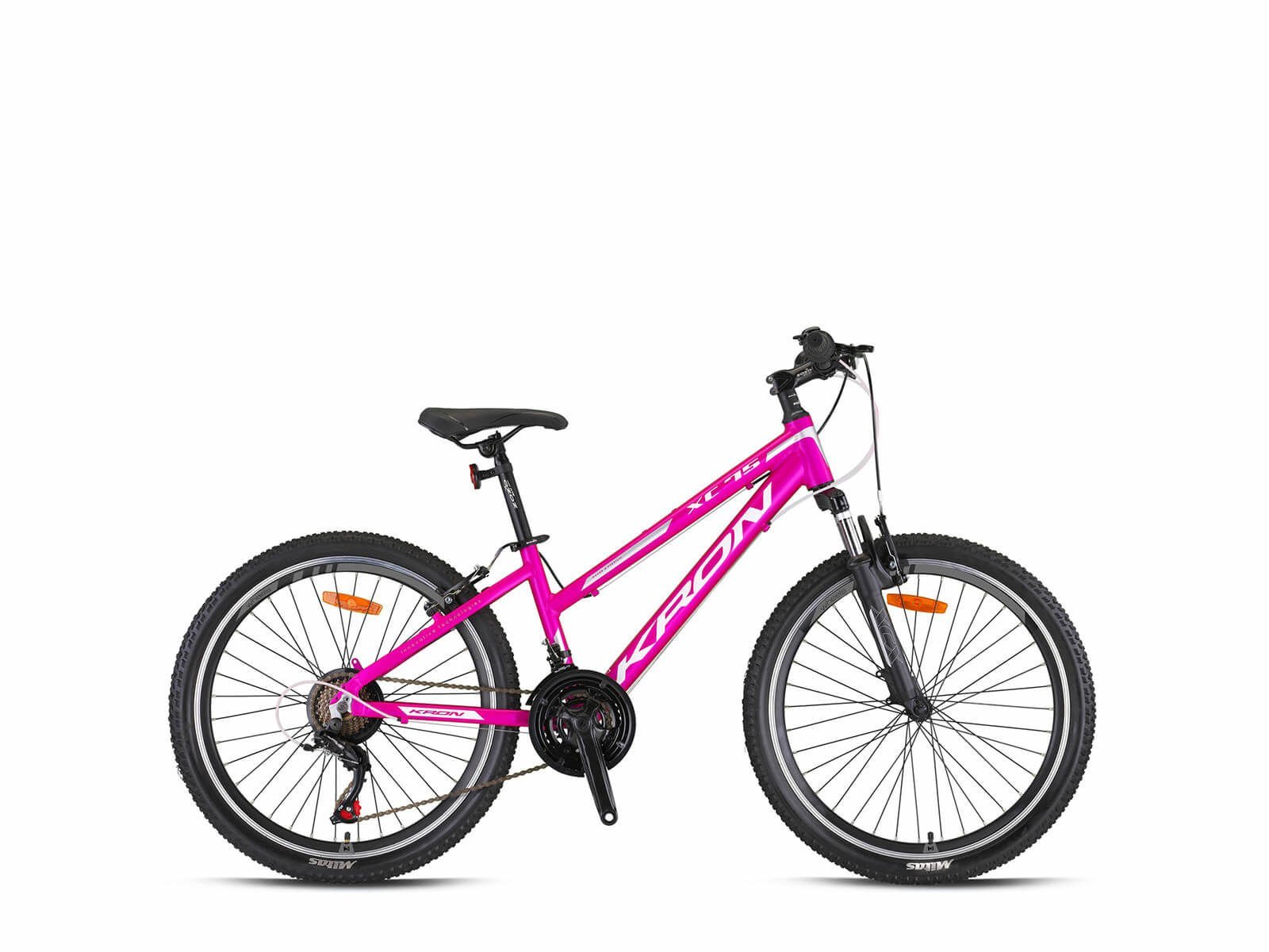 Kron XC 75 24'' MTB Lady V-Fren Pembe-Gri/Beyaz