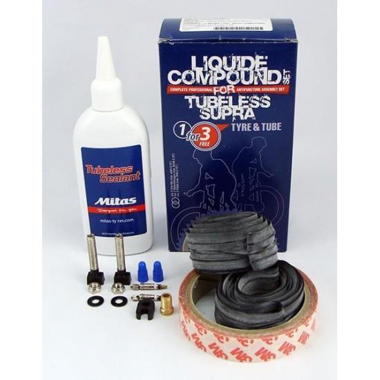 Tubeless Kit  Mitas, 27,5 Tubeless Dönüşüm Seti