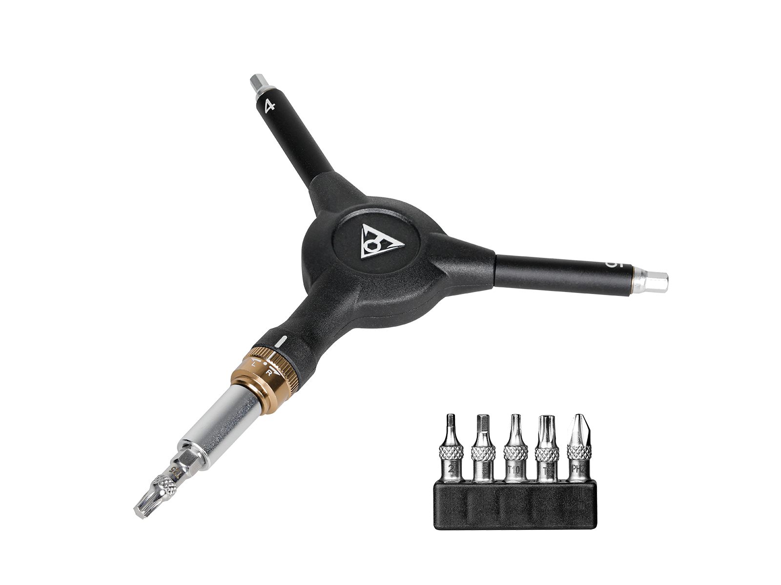 TOPEAK - Yspeed RaTChet - Cırcır Başlı Y Alyan Anahtarı(4 ve 5mm + 5 Adet Uç) TT2603
