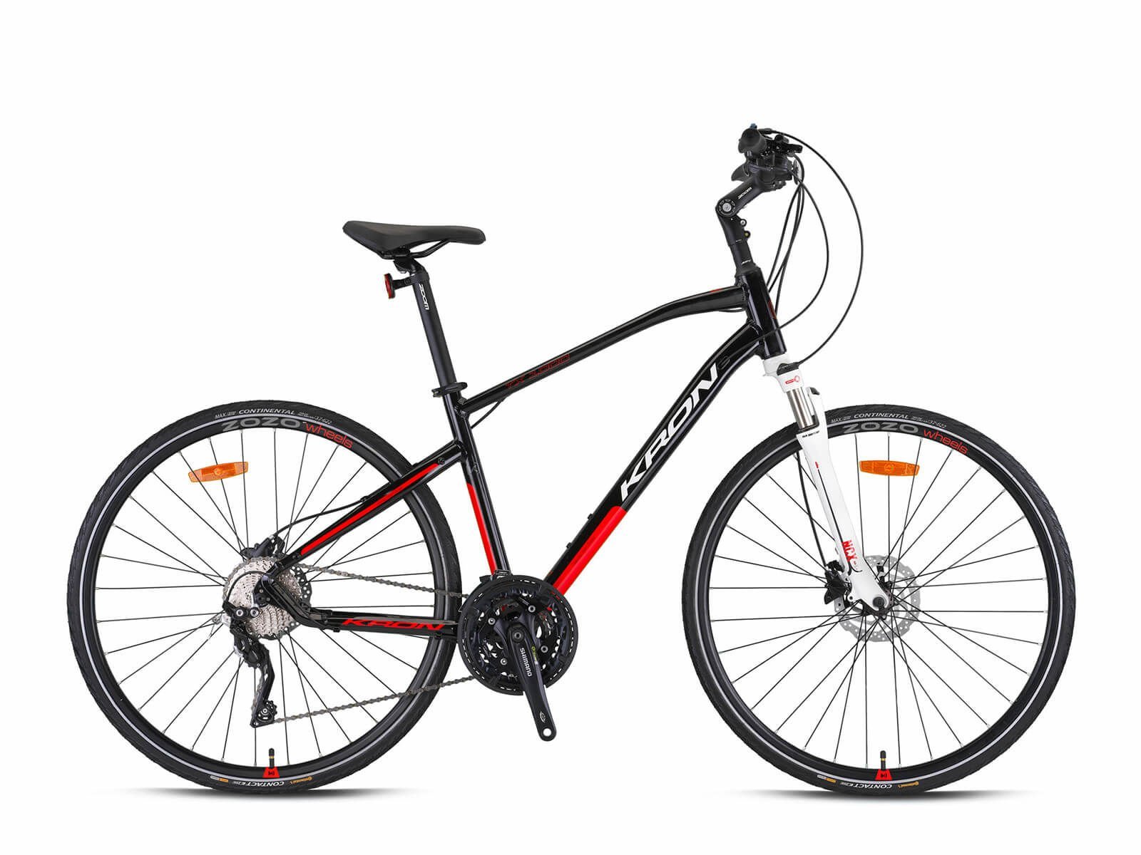 Kron TX 1000 28' Trekking 30 Vites H.DISC Siyah-Beyaz/Kırmızı 20''