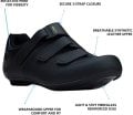 Shimano SH-RC100 Kilitli Bisiklet Ayakkabısı Asker Mavisi - 41