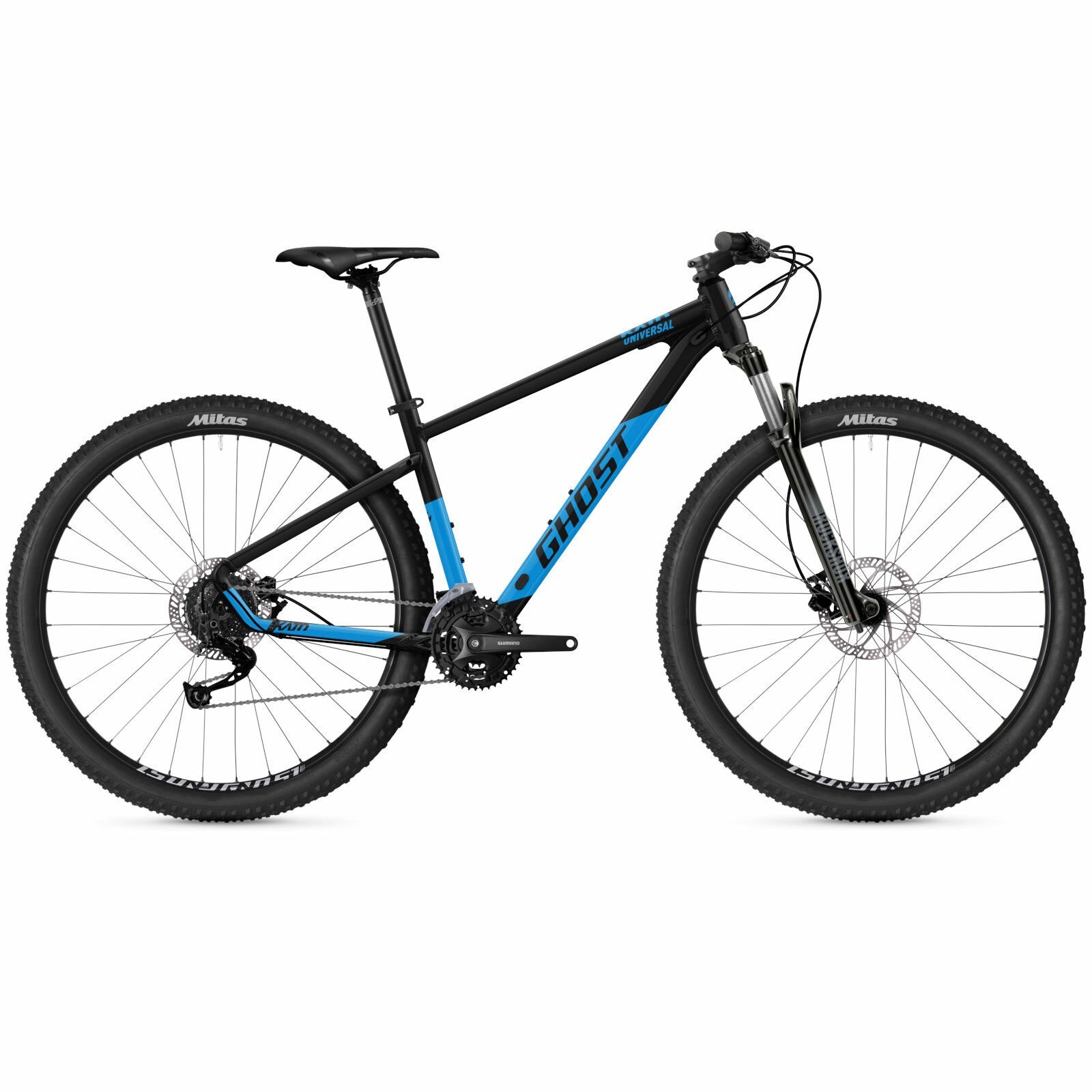 Ghost Kato Universal 29'' 27 Vites Hidrolik Disk Fren Dağ Bisikleti Siyah - Mavi - 44 Cm