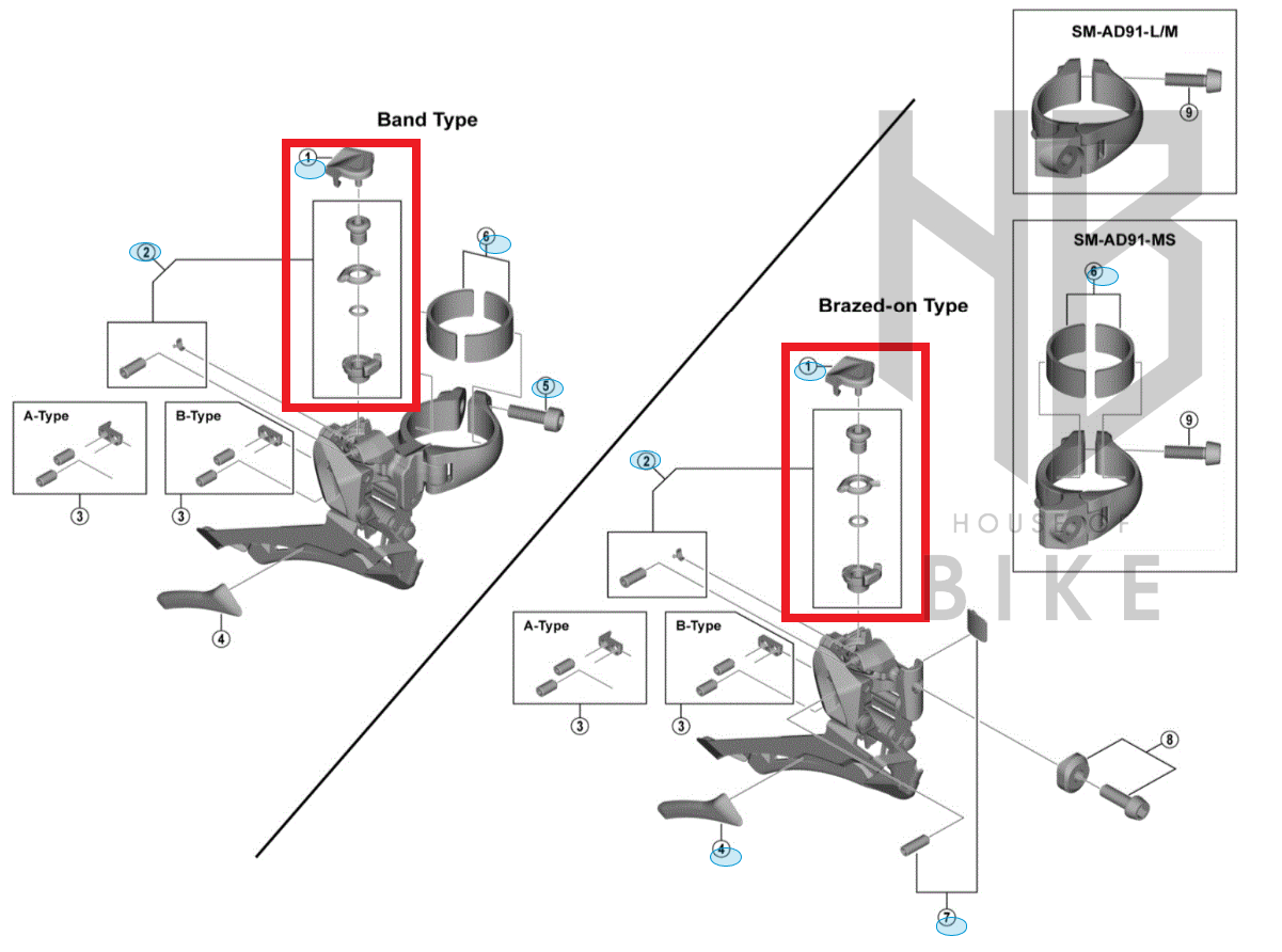 Shimao Ön Aktarıcı Kablo ve Ayar Yedek Parça Ünitesi