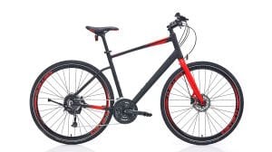 CARRARO SPORTIVE 328 28'' 27-V HD MAT SİYAH-KIRMIZI - 52 Cm
