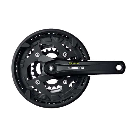 Shimano FC-T4010 9-Vites Aynakol - 44/32/22T - 175mm Octalink -Siyah