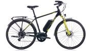 CARRARO E-VİVA ELEKTRİKLİ ERKEK ŞEHİR BİSİKLETİ 8 VİTES HS HD MAT SİYAH-YEŞİL-BEYAZ 46 Cm