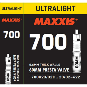 MAXXIS Ultralight 700X23/32C İnce Sibop 60 mm İç Lastik
