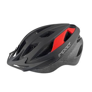 Impact VERNION Işıklı Kask Medium - Siyah/Açık Mavi