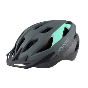 Impact VERNION Işıklı Kask Medium - Siyah/Açık Mavi