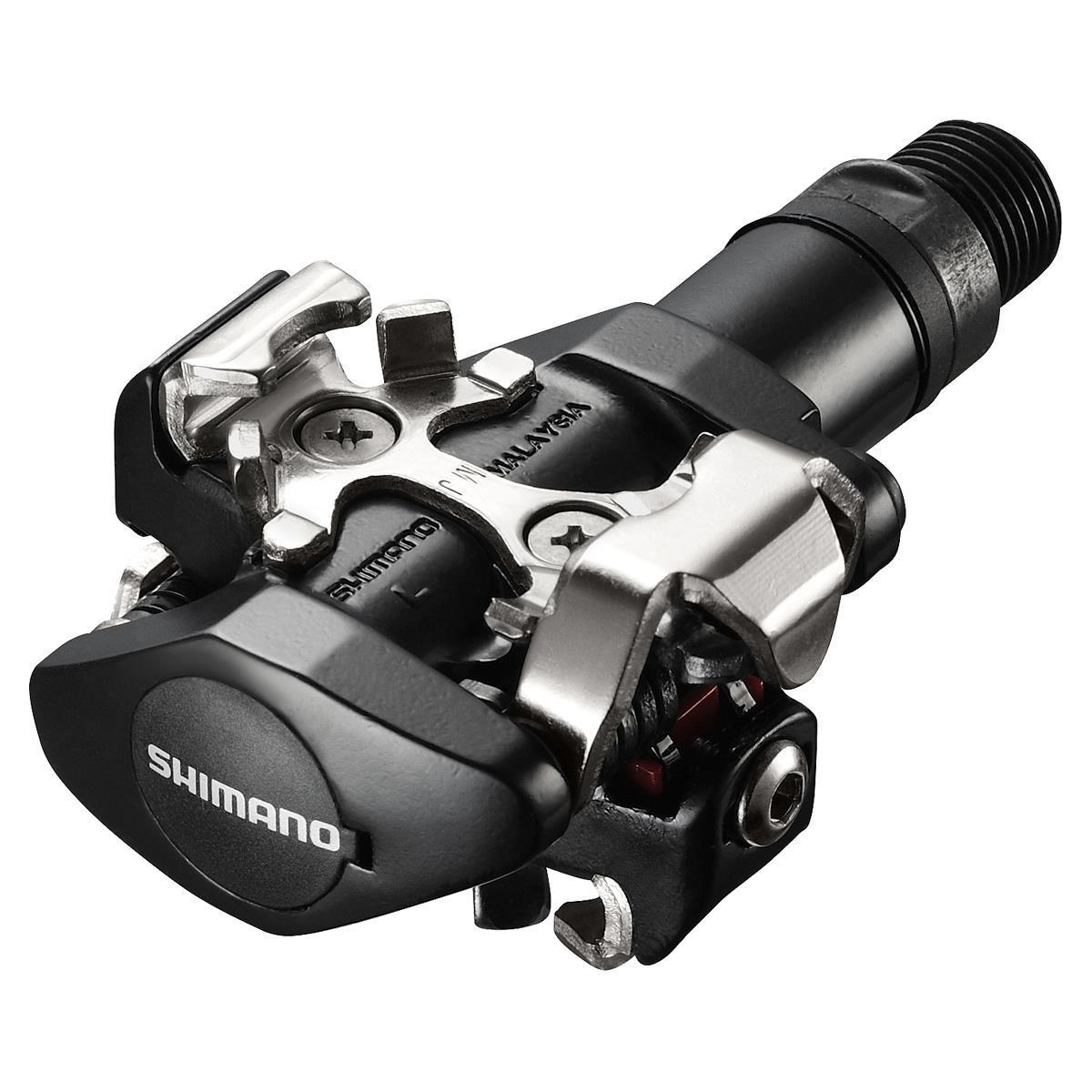 Resim Shimano M505 Kilitli Pedal Gümüş 