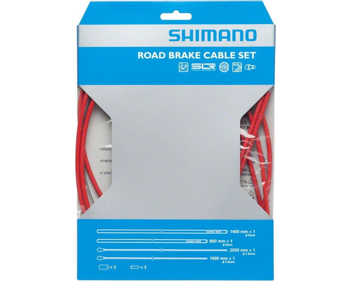 Shimano Fren Kablo Set PTFE Yol Yol PTFE Kırmızı