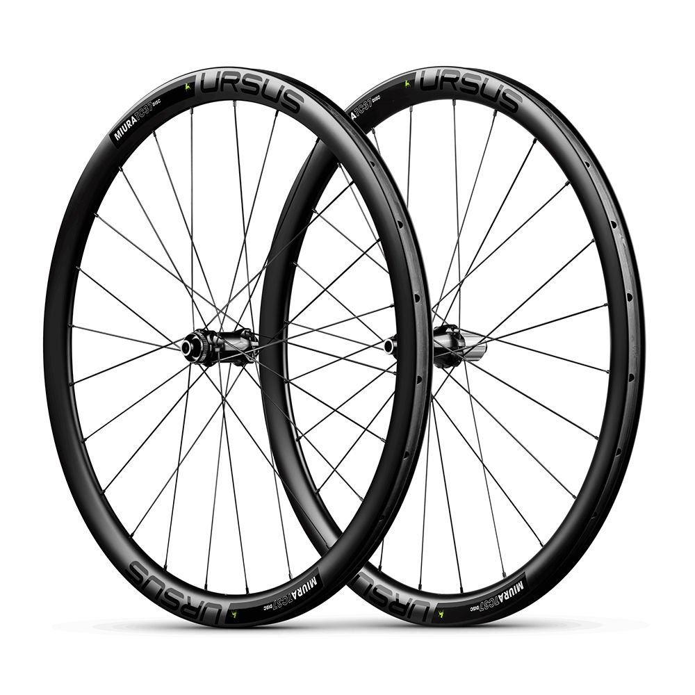 URSUS MIURA TC37 Jant Seti - Karbon - Disc - Tubeless - Sokma Mil 12mm